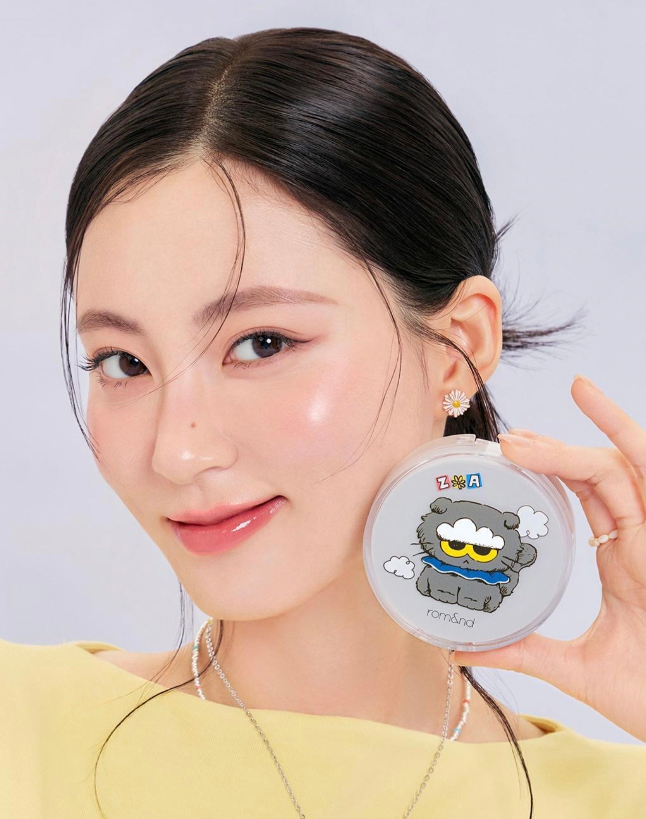 Rom&nd Cushion Foundation 空氣感微霧氣墊粉餅 正裝+替換裝+送兩個粉撲+貼紙