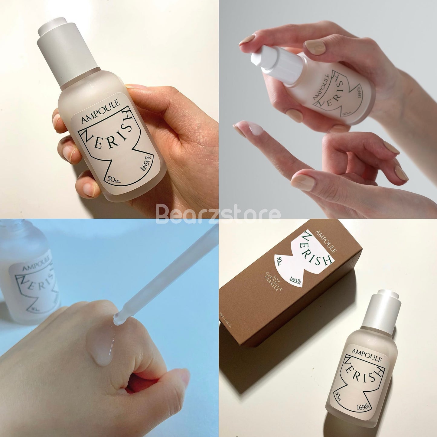 韓國小眾品牌 | NERISH 天然豆乳神經酰胺鎮定精華🥛NERISH SOY CERAMIDE BARRIER AMPOULE 50ml💫