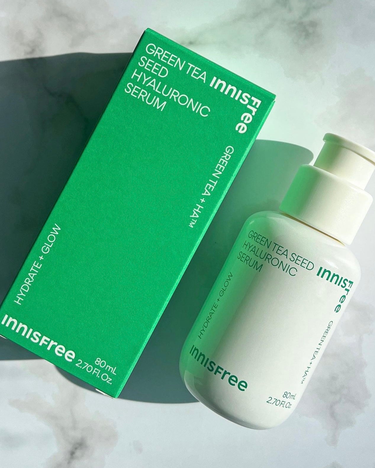 銷售突破3000萬枝⭐️| Innisfree 綠茶籽純素玻尿酸保濕精華🌿| Innisfree Green Tea Seed Hyaluronic Serum