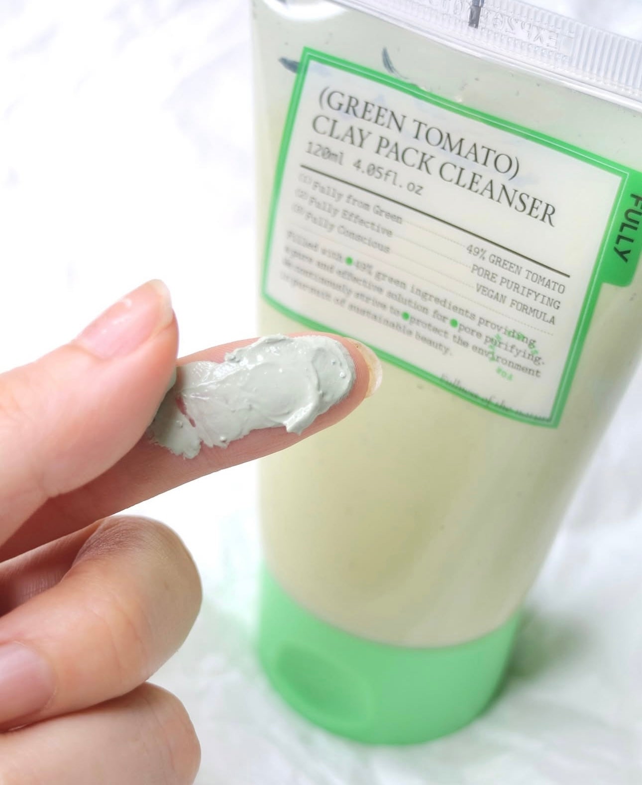 洗面+泥膜2合1💫FULLY & Green Tomato Clay Pack Cleanser綠蕃茄泥膜潔面泥膜🍅 💚