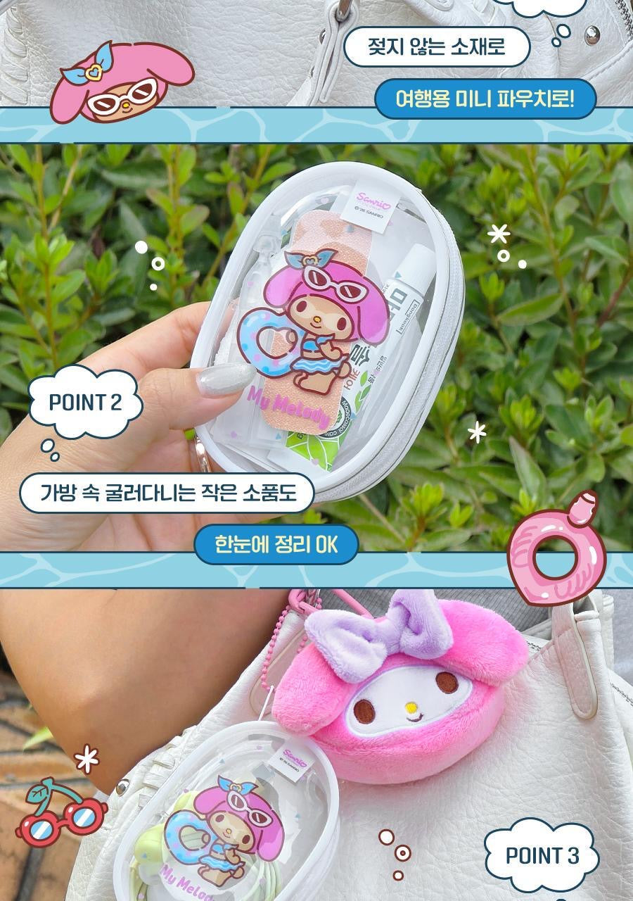送Melody收納化妝包✨噴完直接香到隔壁！韓國Olive Young大熱門Sanrio聯名Leivy山羊奶髮香美體噴霧🥛