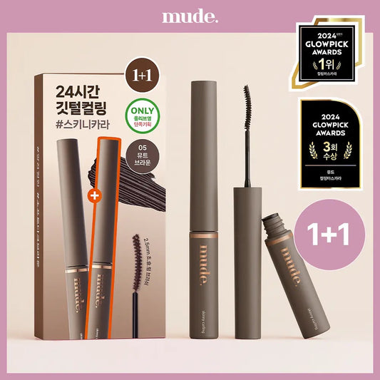 韓國超人氣美妝品牌✨Mude 24小時極細捲翹羽毛級定型睫毛液✨ Skinny Curling Mascara