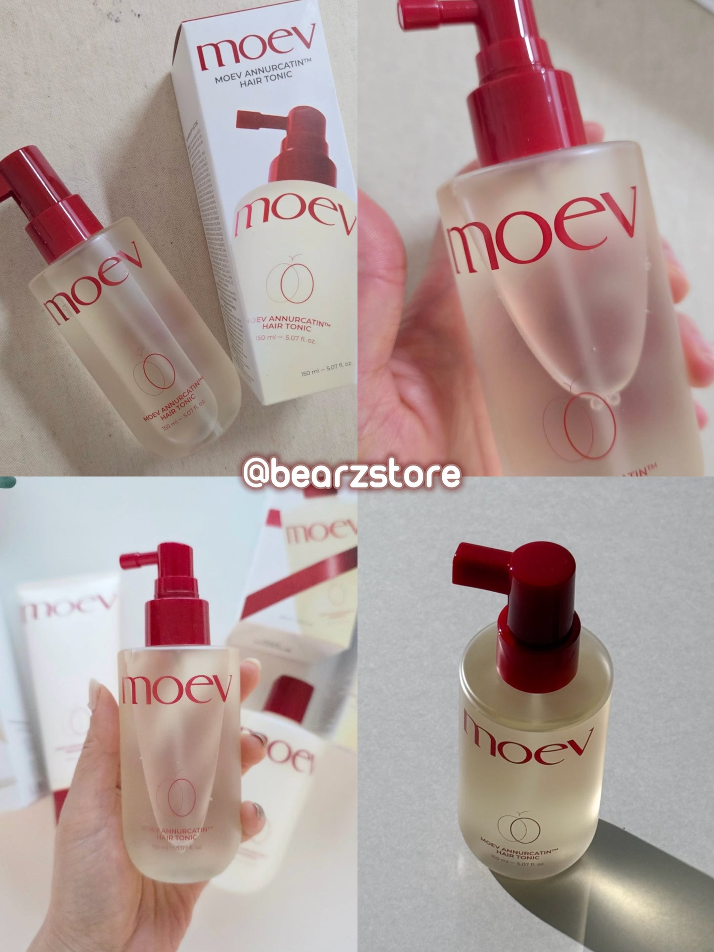 韓國的頂級醫美級護髮品牌🔥MOEV 賦活喚能養髮防脫精華液噴霧❤️ANNURCATIN™ Hair Tonic ✨