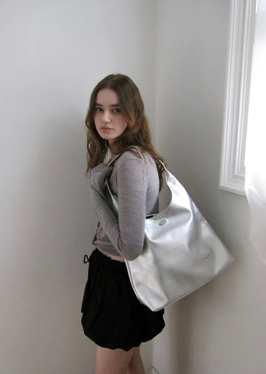 韓國小眾品牌🇰🇷Merci Suede Shoulder Bag 側孭袋👝