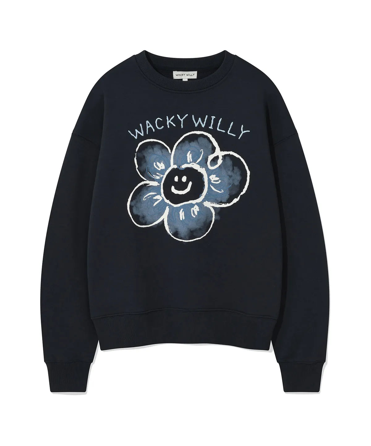 🌸 WACKY WILLY 微笑花花美式寬鬆衛衣 🌸