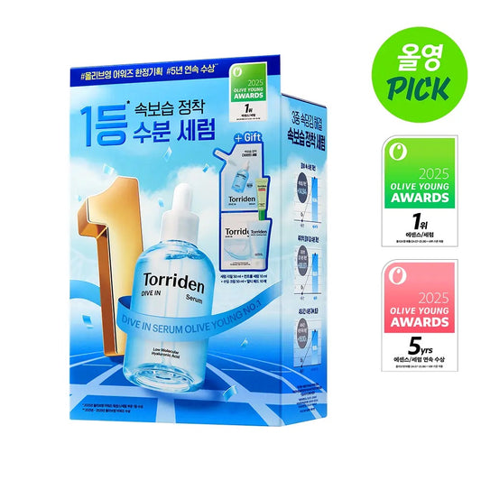 巨量裝✨韓國精華排行榜第一名🥇「3秒精華」 Torriden低分子透明質酸深層強效補水抗敏精華☁️