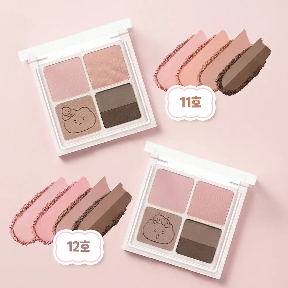 送土豆熊磁吸手機支架✨ Peripera × 土豆熊Ink Pocket 買色眼影盤