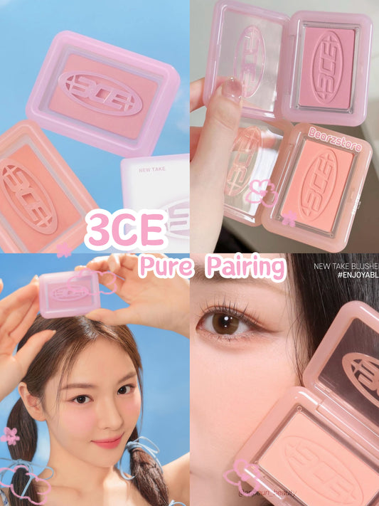 夏日多巴胺☀️| 3CE New Take Face Blusher Pure Pairing Edition 元氣果凍方塊腮紅🔮