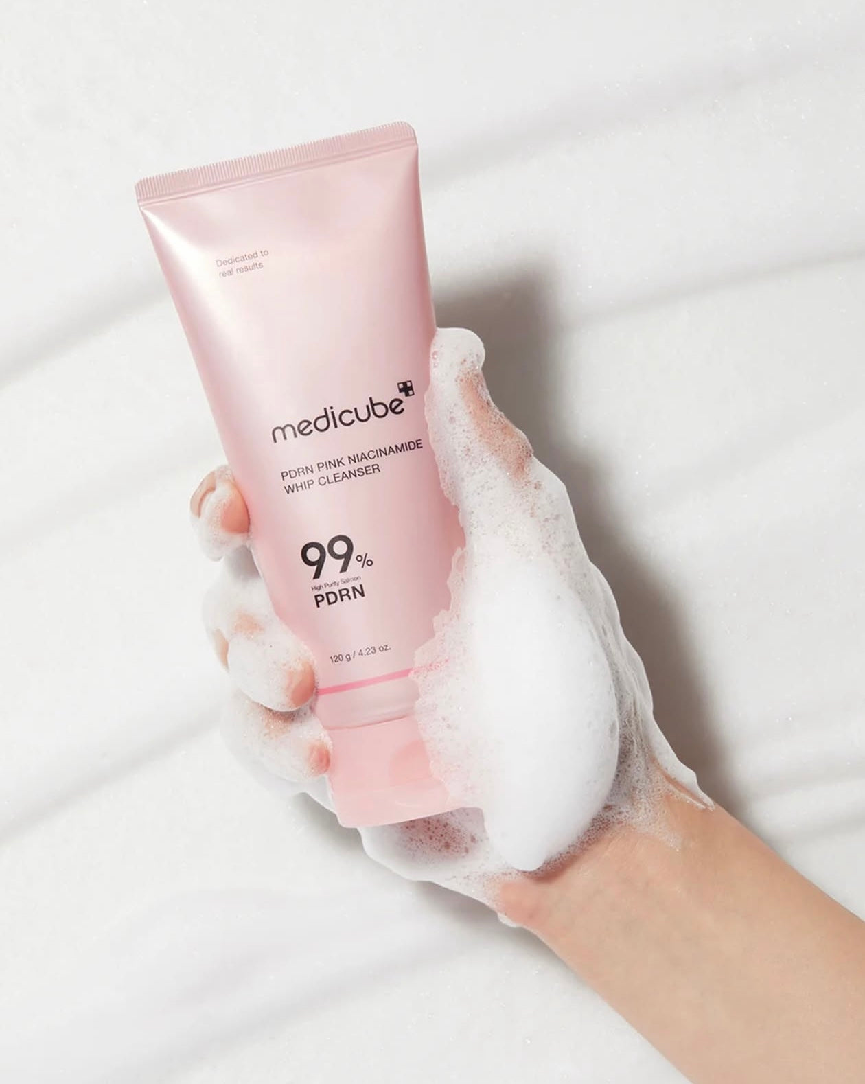 Medicube PDRN粉紅煙酰胺拉絲潔面乳💖溫和修護 × 亮白淨膚✨| Medicube PDRN Pink Niacinamide Whip Cleanser