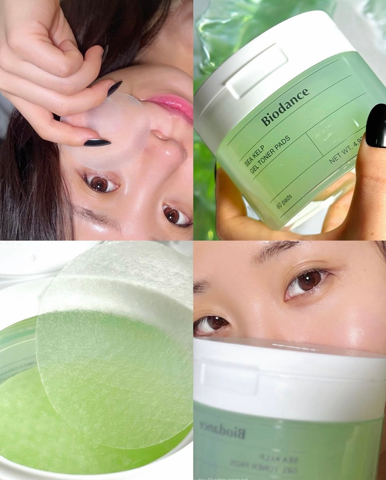 敏感肌救星💚| Biodance 海藻膠原蛋白舒緩保濕果凍凝膠棉片🌿 | Biodance Refreshing Sea Kelp Gel Toner Pads