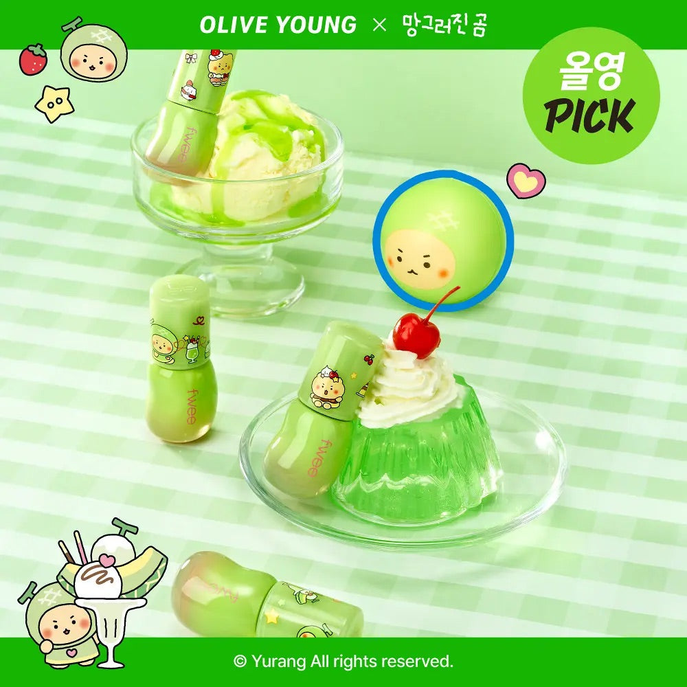 附送土豆熊舒壓捏捏球🐻Fwee x 土豆熊3D 豐盈水光唇釉聯名限定3D Voluming Gloss