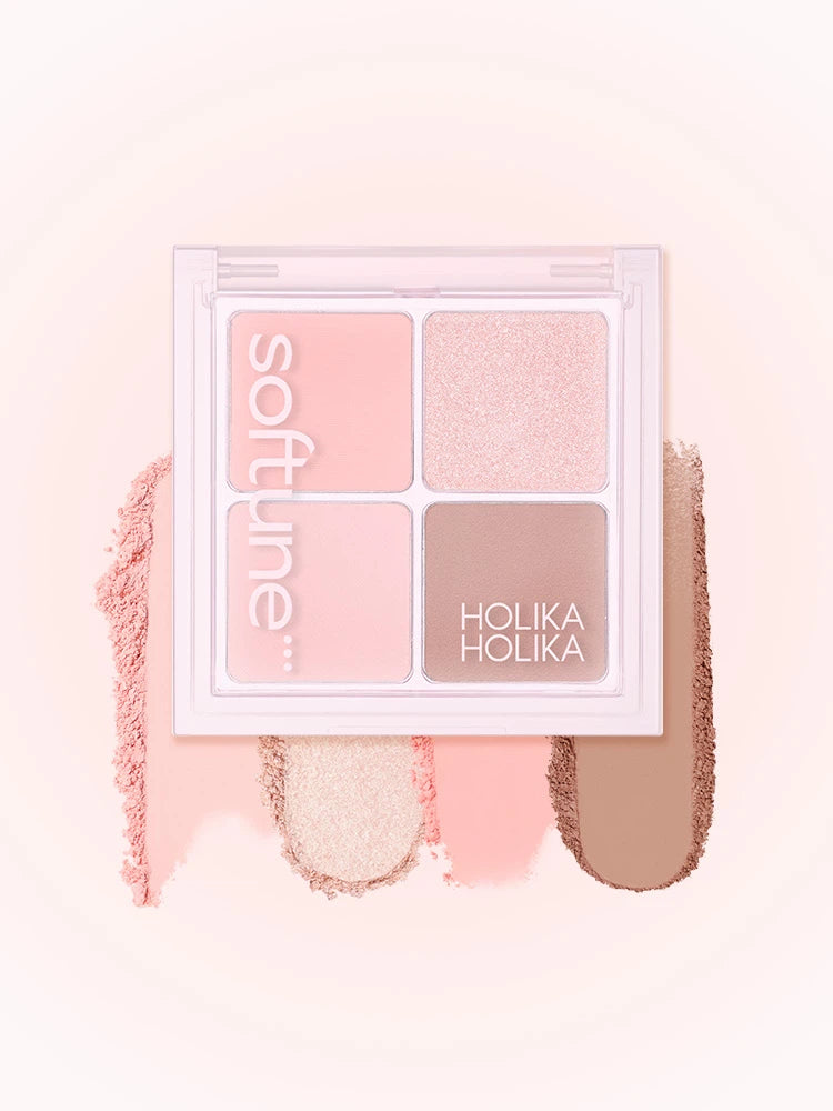 Holika Holika 柔調氛圍四色眼影盤✨| Holika Holika Softune Mood Palette☁️