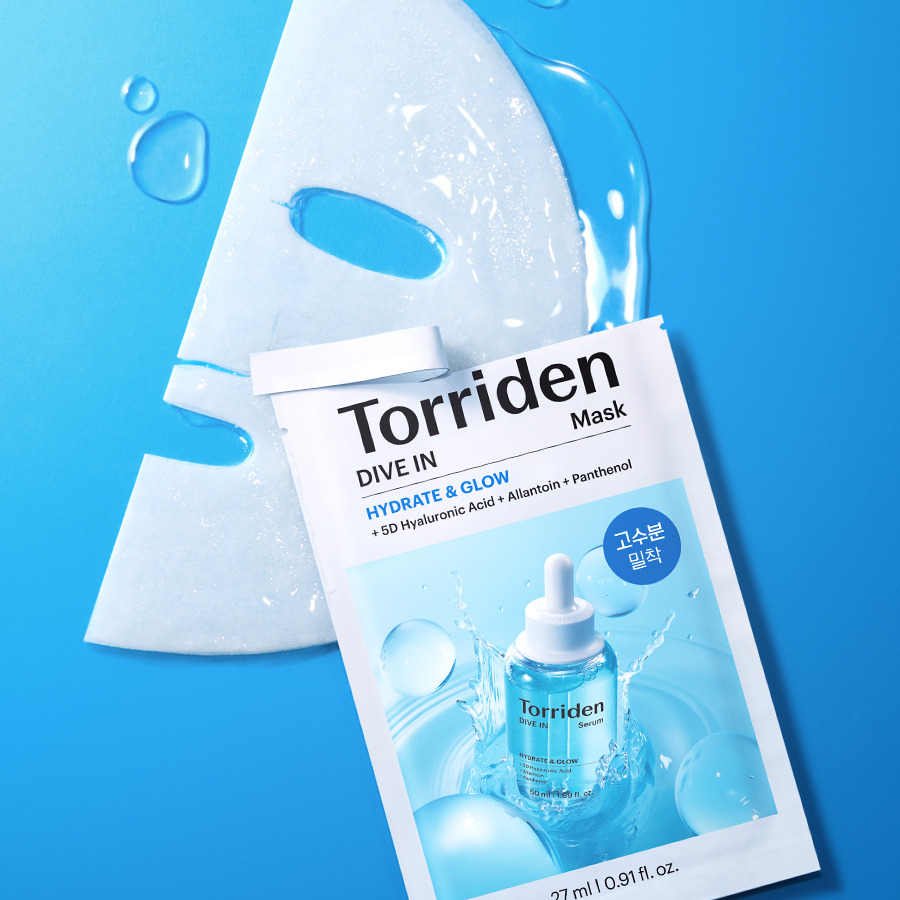 多送2片✨韓妞瘋搶！2026全新版🩵 Torriden 5D 微分子玻尿酸保濕面膜