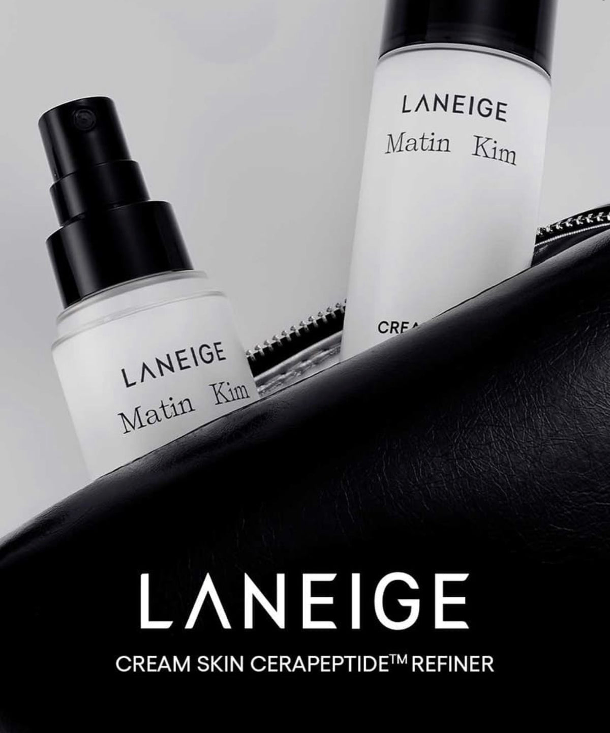 送極限黑化妝包 ✨ Laneige × Matin Kim 聯名牛奶保濕噴霧🥛