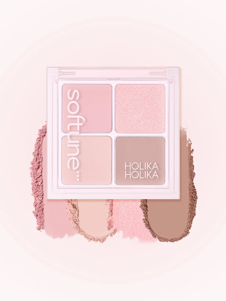 Holika Holika 柔調氛圍四色眼影盤✨| Holika Holika Softune Mood Palette☁️