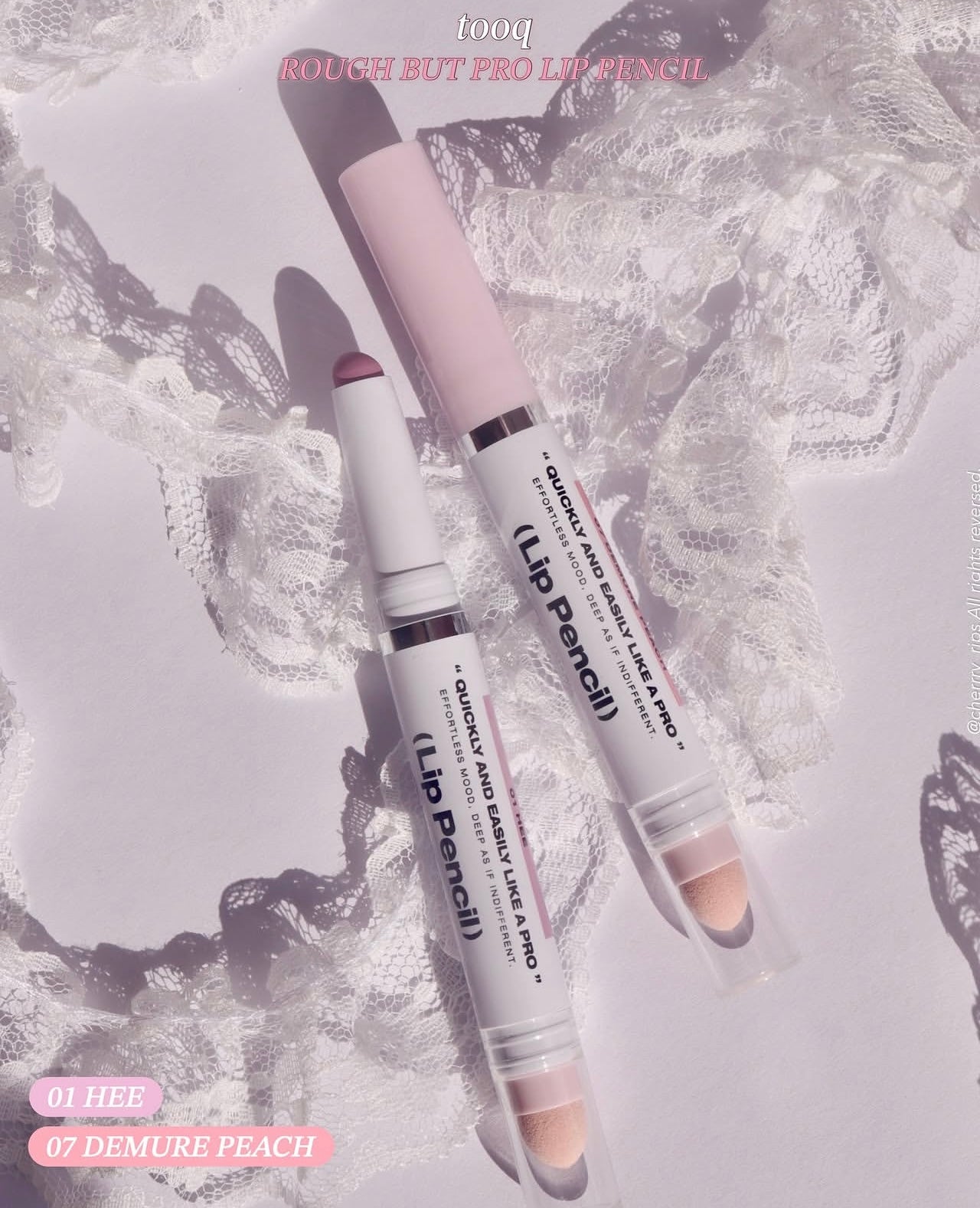 TOOQ 繪色大師專業雙頭唇線筆💫TOOQ Rough But Pro Lip Pencil💖