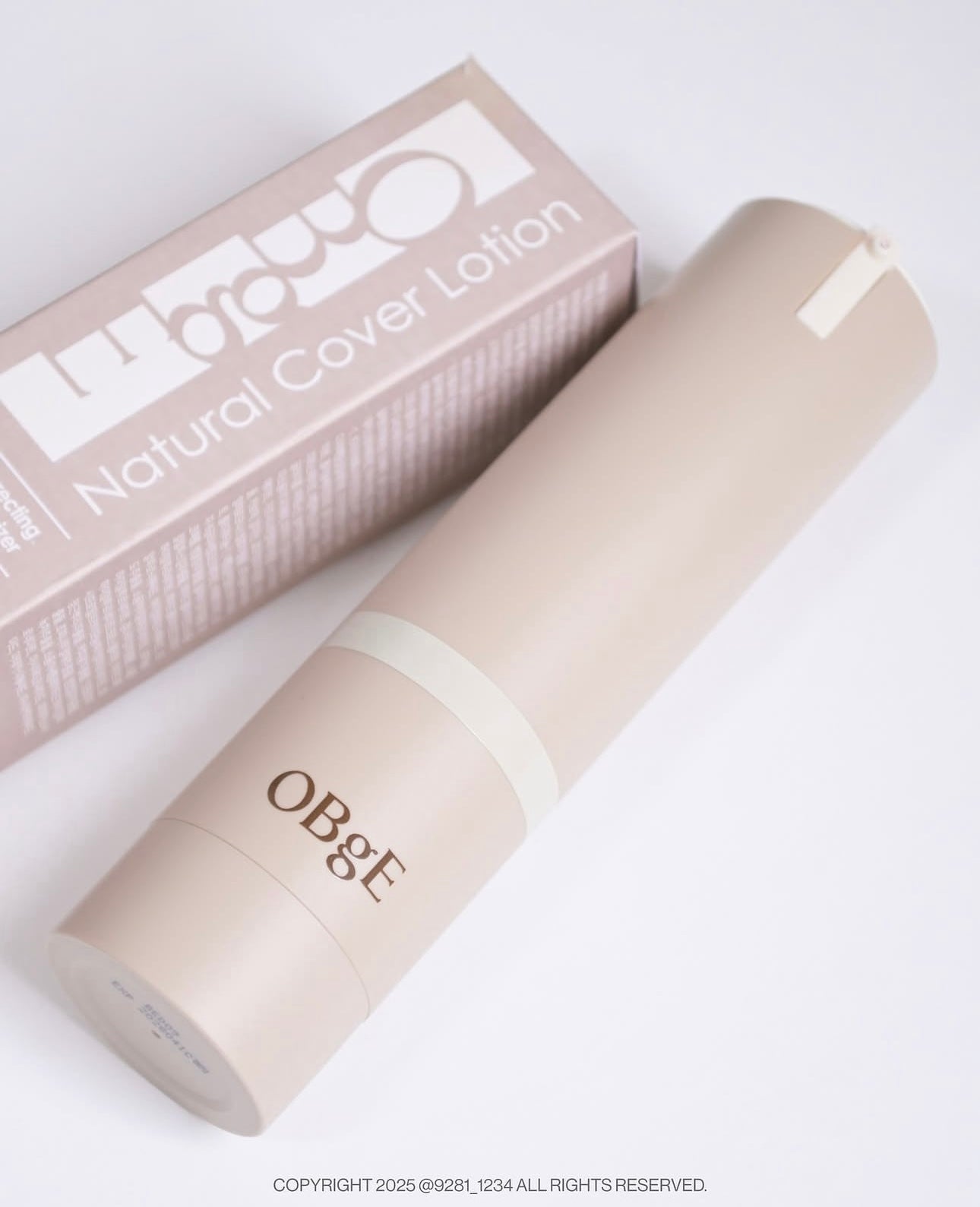 「偽素顏Get」🚀OBgE 自然遮瑕素顏霜| 告別油光暗沉、一抹開啟實體化磨皮濾鏡✨ Natural Cover Lotion SPF50+ / PA++++