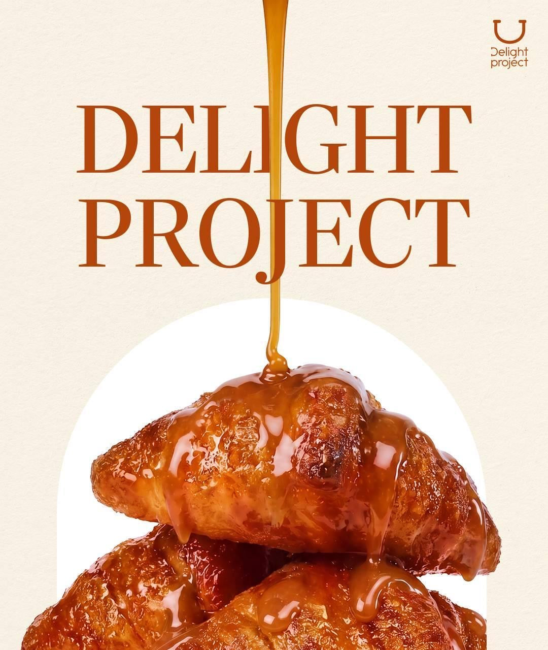 Delight Project 16層酥脆一口可頌餅乾 (焦糖 / 蒜香麵包）🥐
