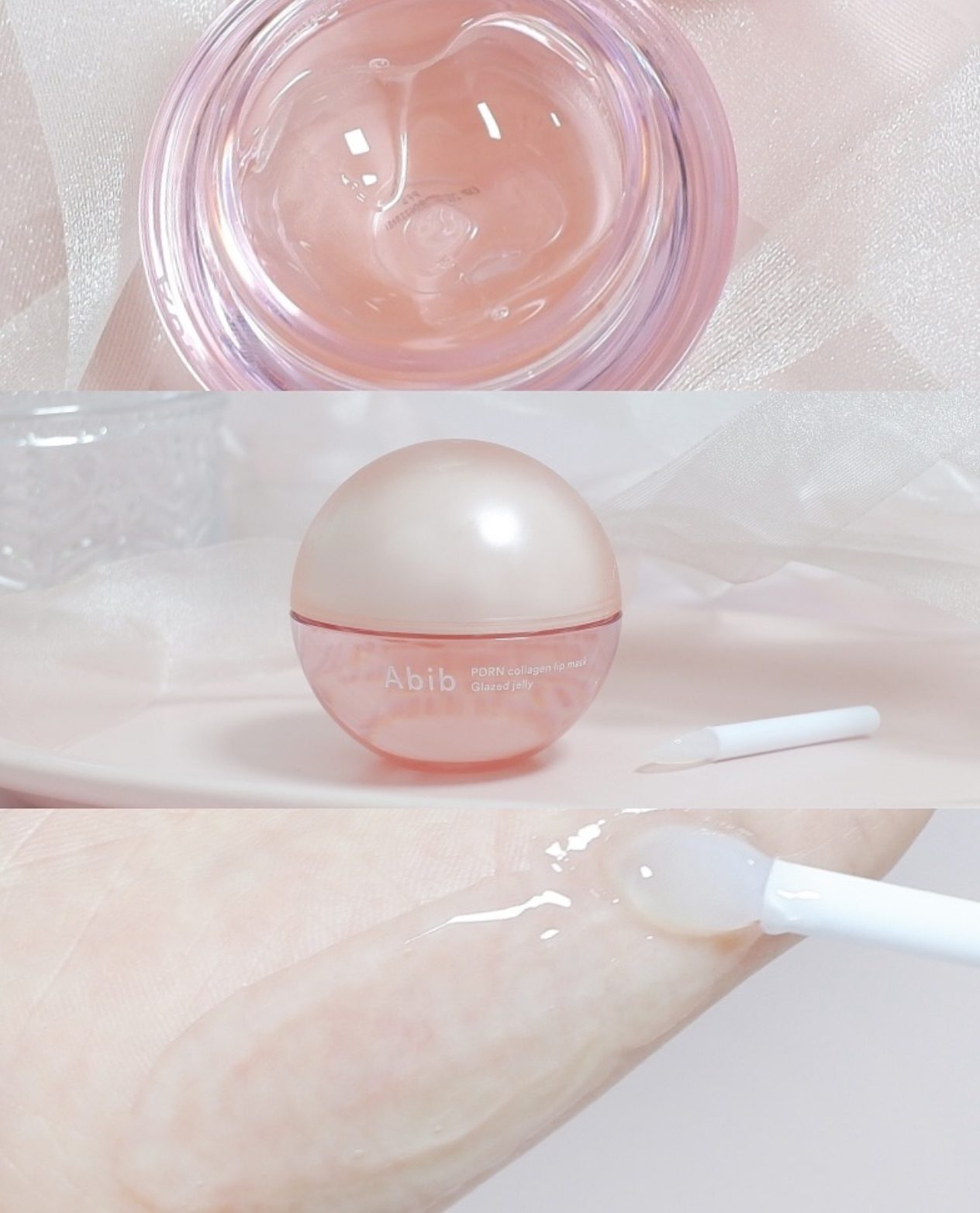 一抹即潤、雙唇即刻回彈✨Abib PDRN水光果凍唇膜💖Abib PDRN Collagen Lip Mask Glazed Jelly