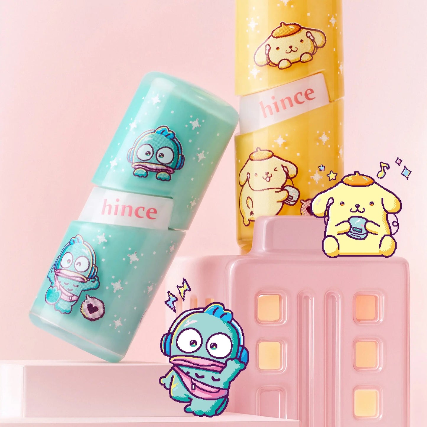 Hince清新水感冰透感唇釉 ✨Hince Sanrio Edition Raw Glow Gel Tint Mini