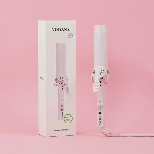 新色上市🩰打造溫柔女神水波紋VODANA Glam Wave Curling Iron 40mm 陶瓷負離子捲髮棒 🤍