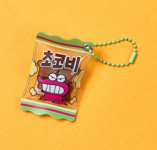 蠟筆小新人氣零食「Chocobi」迷你鑰匙圈💚🇰🇷