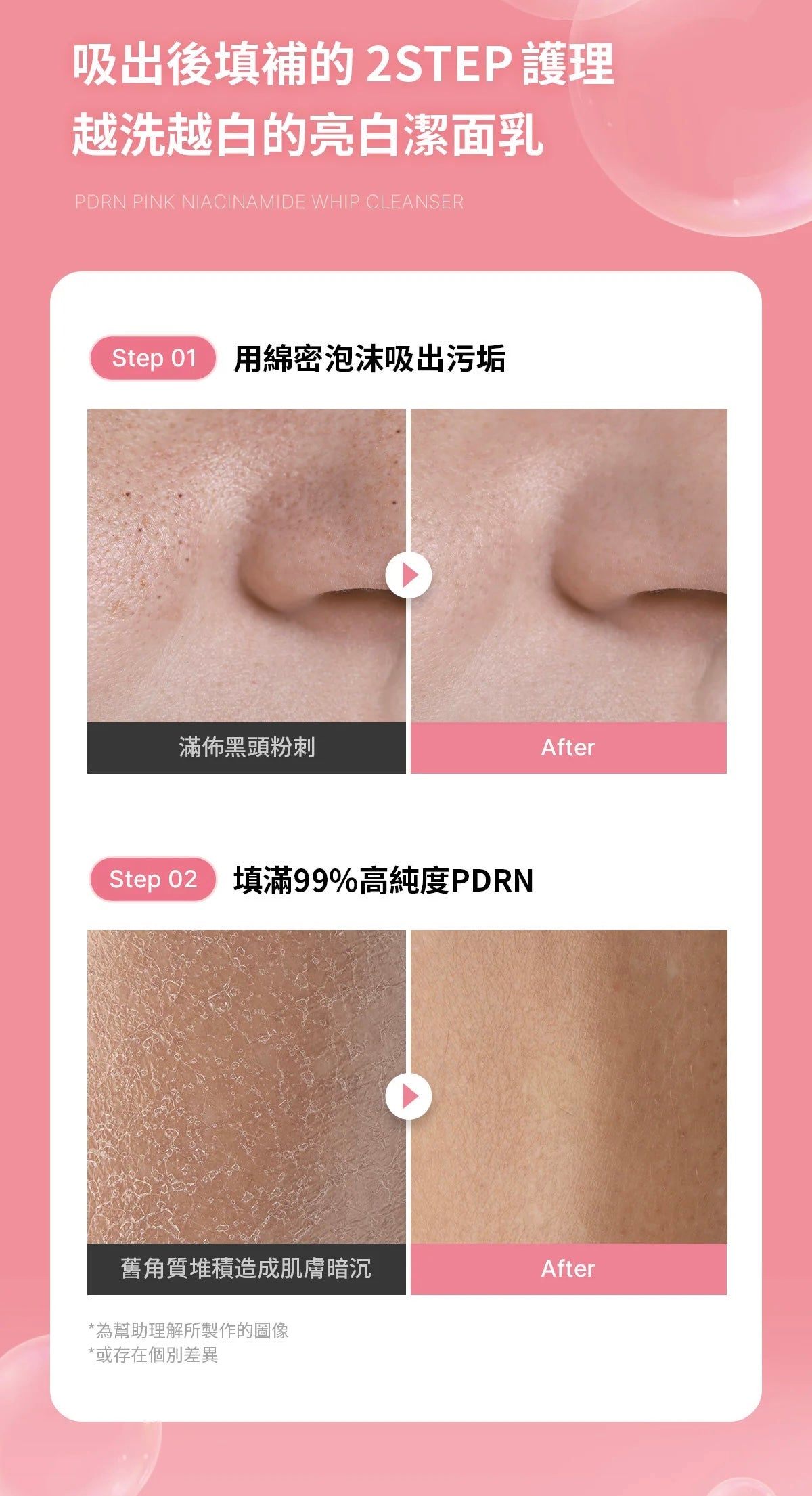 Medicube PDRN粉紅煙酰胺拉絲潔面乳💖溫和修護 × 亮白淨膚✨| Medicube PDRN Pink Niacinamide Whip Cleanser