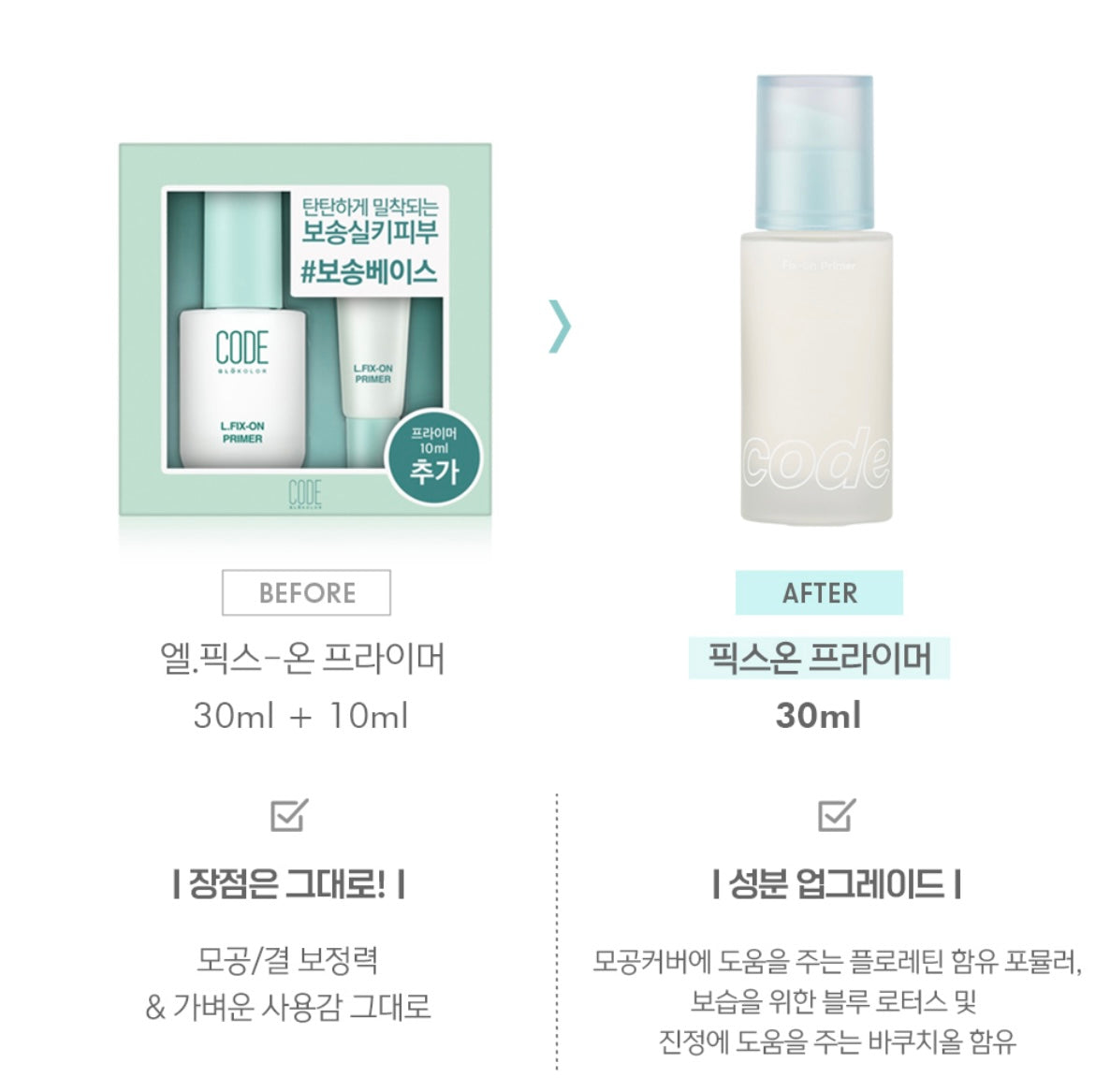 韓國當地人才知道的好貨🌟| 大油皮推薦| Code Glokolor L.FIX-ON PRIMER 持久控油隱形毛孔妝前乳🥕