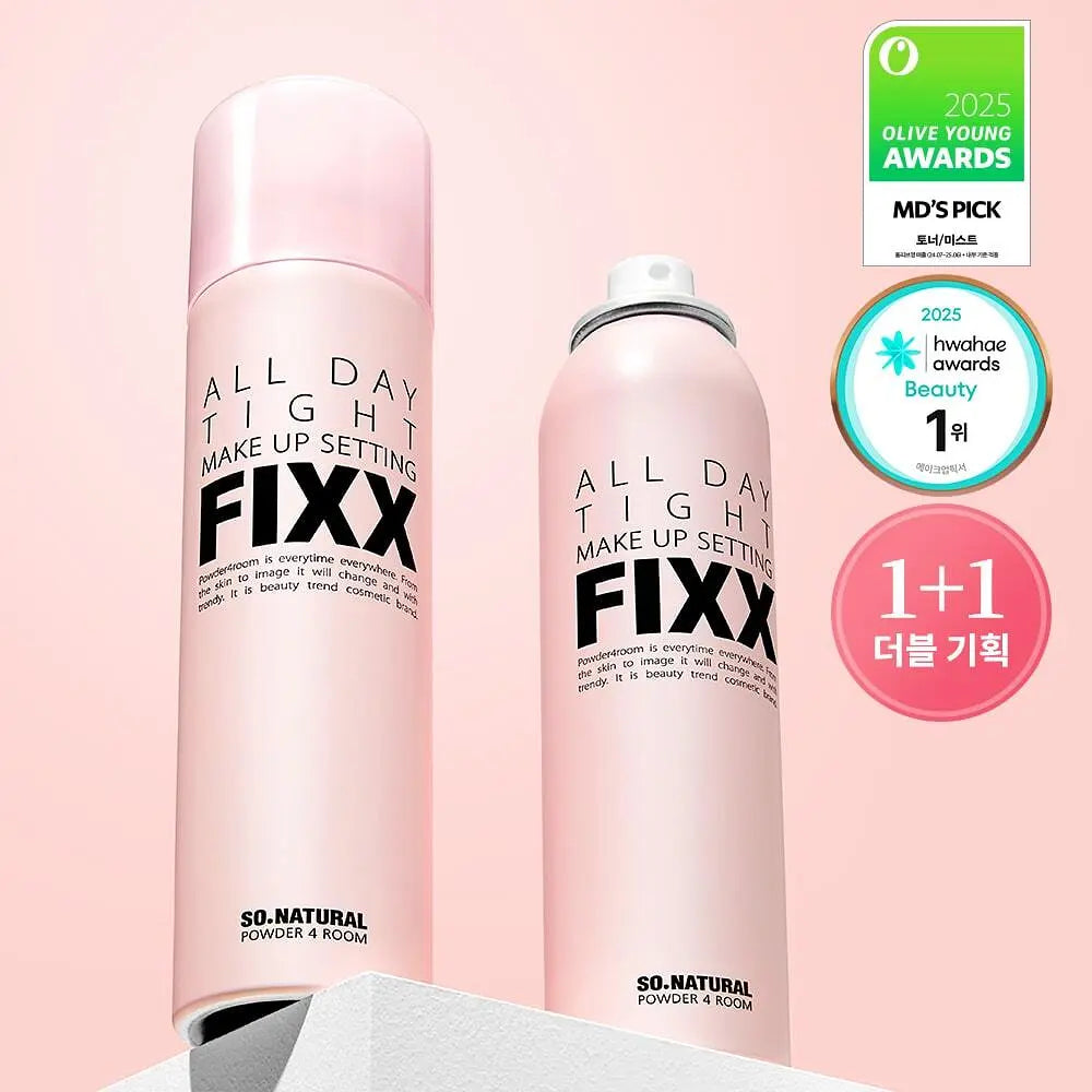 SO NATURAL💗持久全日緊緻控油定妝噴霧SO NATURAL All Day Tight Make Up Setting Fixer Mist