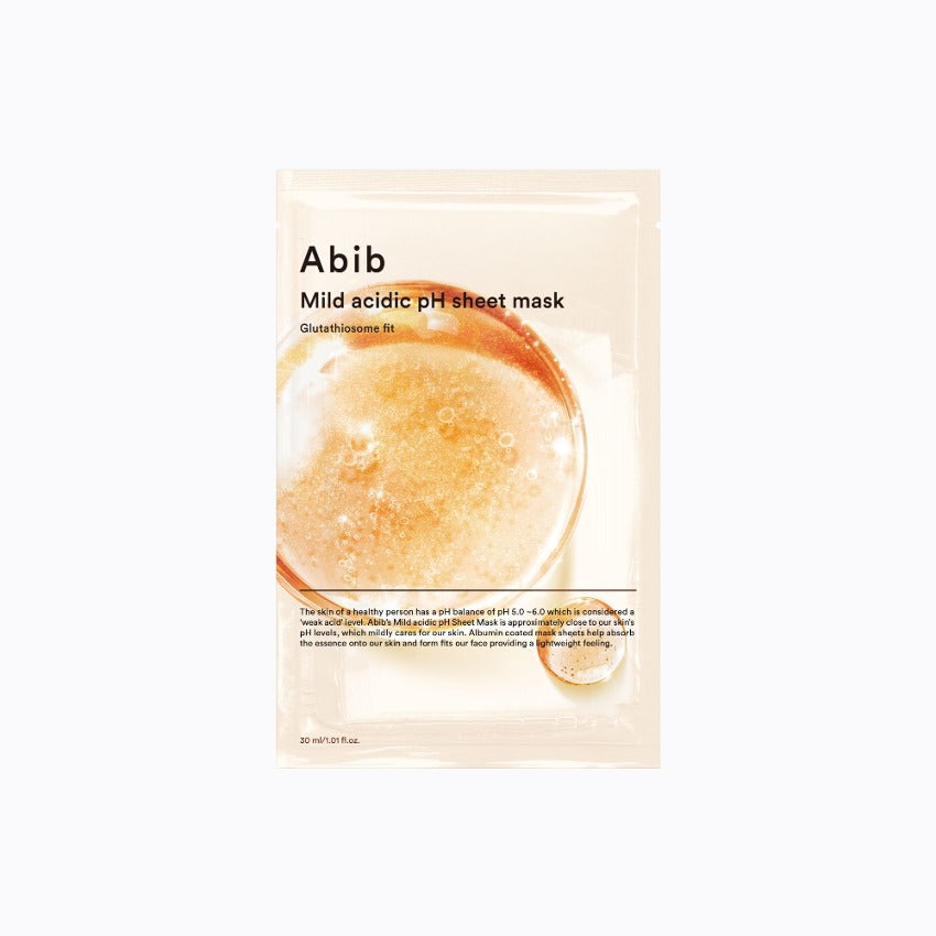 Abib 溫和弱酸pH面膜系列⭐️Abib Mild acidic pH sheet mask 復活草 / 蜂蜜/穀胱甘肽/水解膠原蛋白/魚腥草
