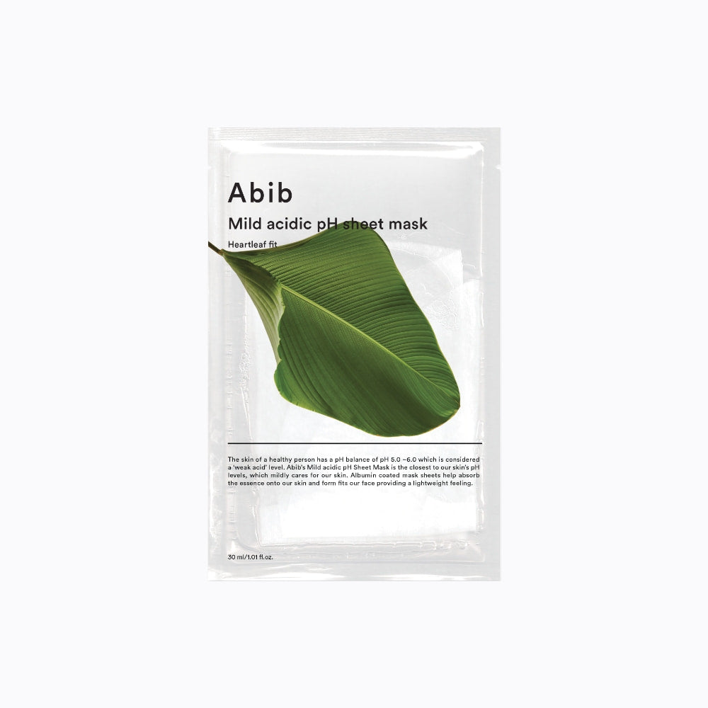 Abib 溫和弱酸pH面膜系列⭐️Abib Mild acidic pH sheet mask 復活草 / 蜂蜜/穀胱甘肽/水解膠原蛋白/魚腥草