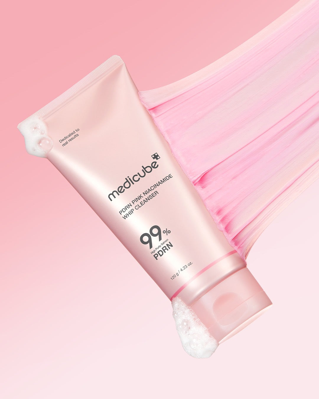 Medicube PDRN粉紅煙酰胺拉絲潔面乳💖溫和修護 × 亮白淨膚✨| Medicube PDRN Pink Niacinamide Whip Cleanser
