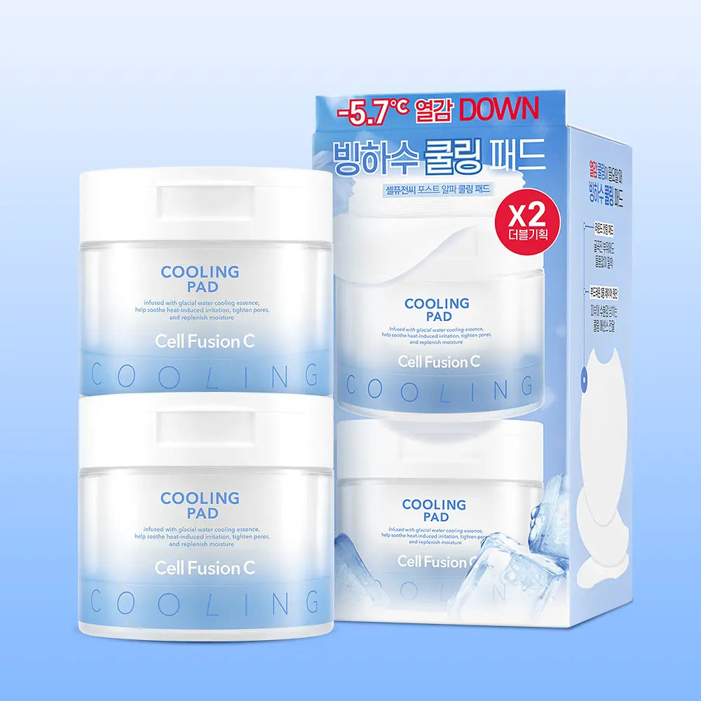 共140片✨即刻降溫、精準修護❄️| Cell Fusion C x Sanrio聯乘限量版 冰感舒緩修護棉片🌬️| Cell Fusion C Cooling Pad