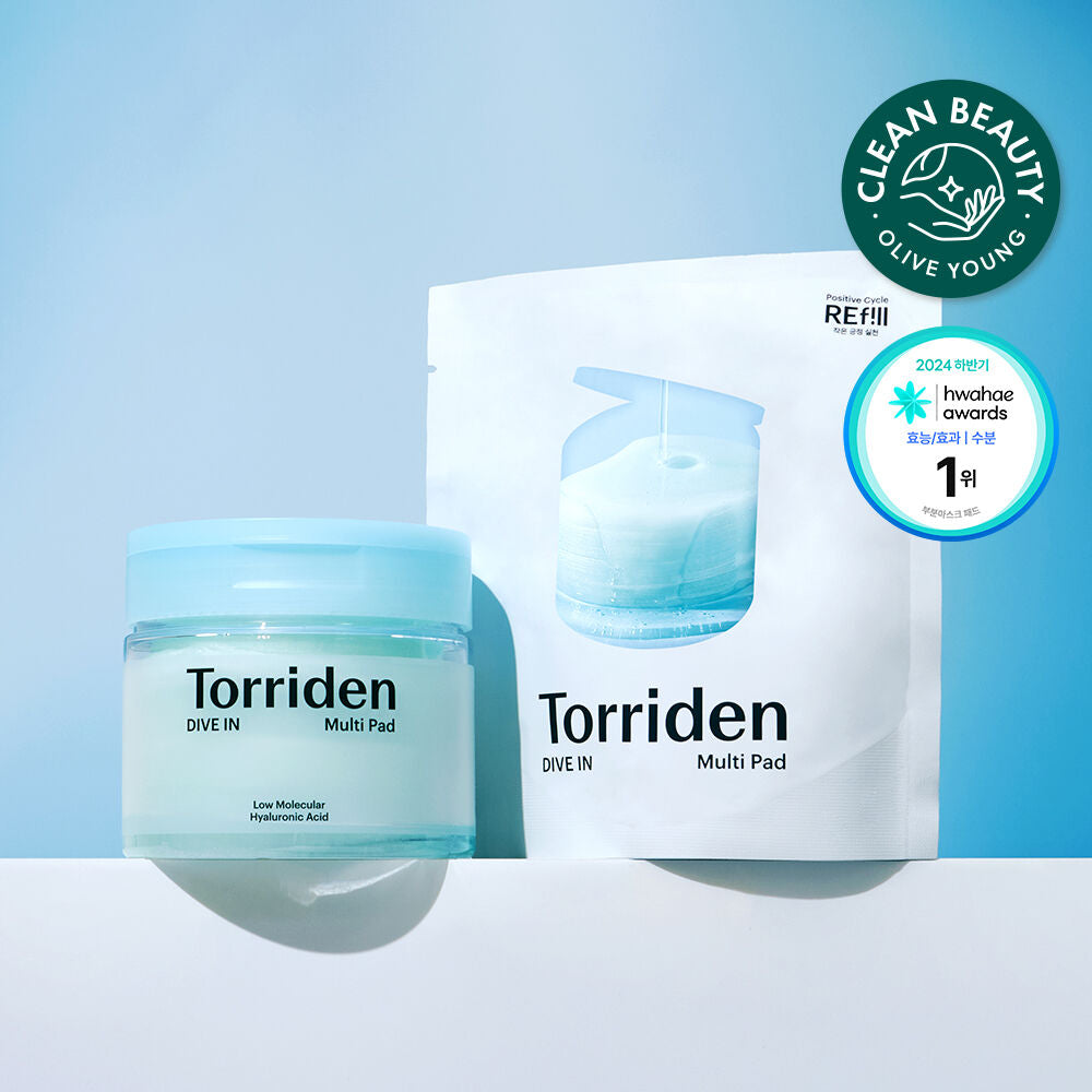 Torriden 積雪草純素舒緩控油爽膚棉片/玻尿酸補濕棉片| Torriden Pad🌿