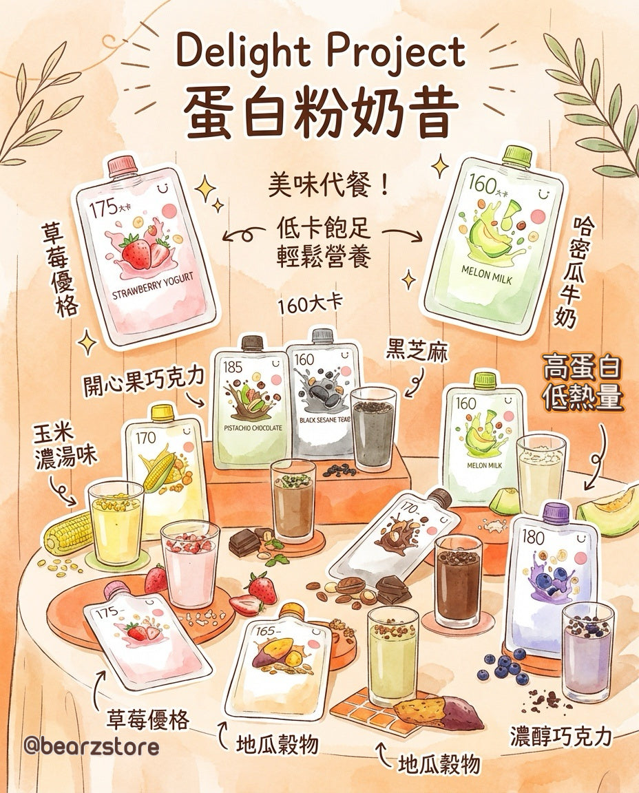 Delight Project x Pokemon 低卡蛋白質奶昔Delight Project Protein Shake🥛