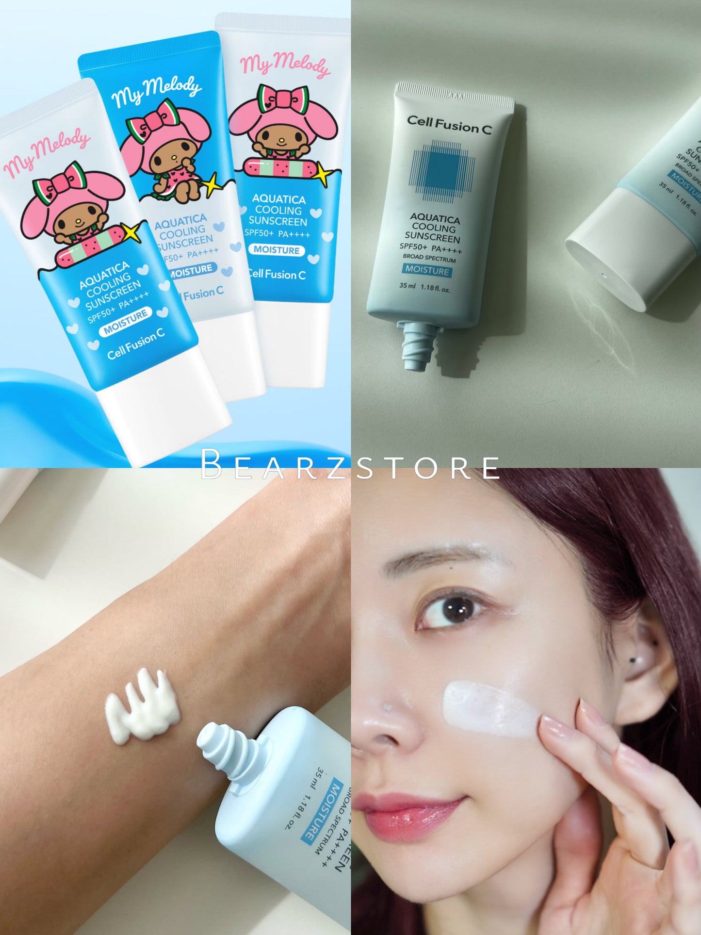 Cell Fusion C x Sanrio 限量版 清爽涼感水潤防曬💦| Cell Fusion C Aquatica Cooling Sunscreen SPF50+ PA++++
