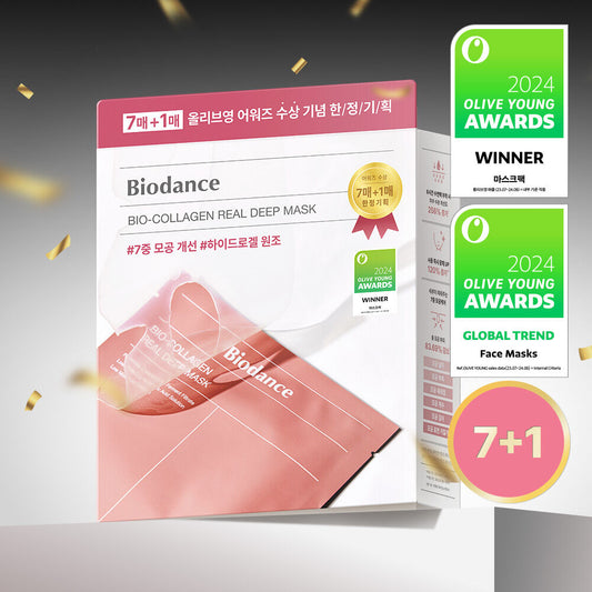 7+1限量套裝✨毛孔最少化▫️| Biodance生物膠原蛋白深層凝膠面膜| Biodance Bio-Collagen Real Deep Mask🥚