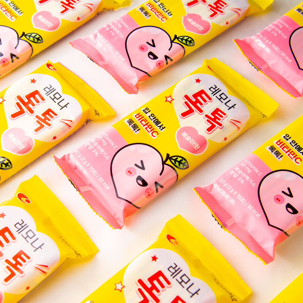 韓國國民品牌🇰🇷| LEMONA 水蜜桃維C跳跳粉 | 含多種維他命💫 | 老牌大廠慶南製藥打造