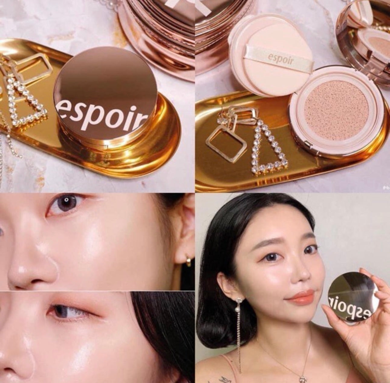 ☁奶油感裸肌｜Espoir Be Glow All New Cushion 皇牌專業裸光氣墊🤍 |曾獲韓國BEAUTY AWARDS 4項冠軍殊榮🏆