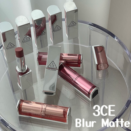 一年四季都用到| 3CE Blur Matte Lipstick鏡面霧面唇膏💄