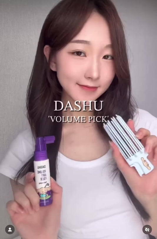 DASHU x Sanrio聯名款✨| 定型噴霧＋髮根蓬鬆梳組合 | DASHU x Sanrio Volume Airy Fixer| 專為細軟髮設計的造型組合